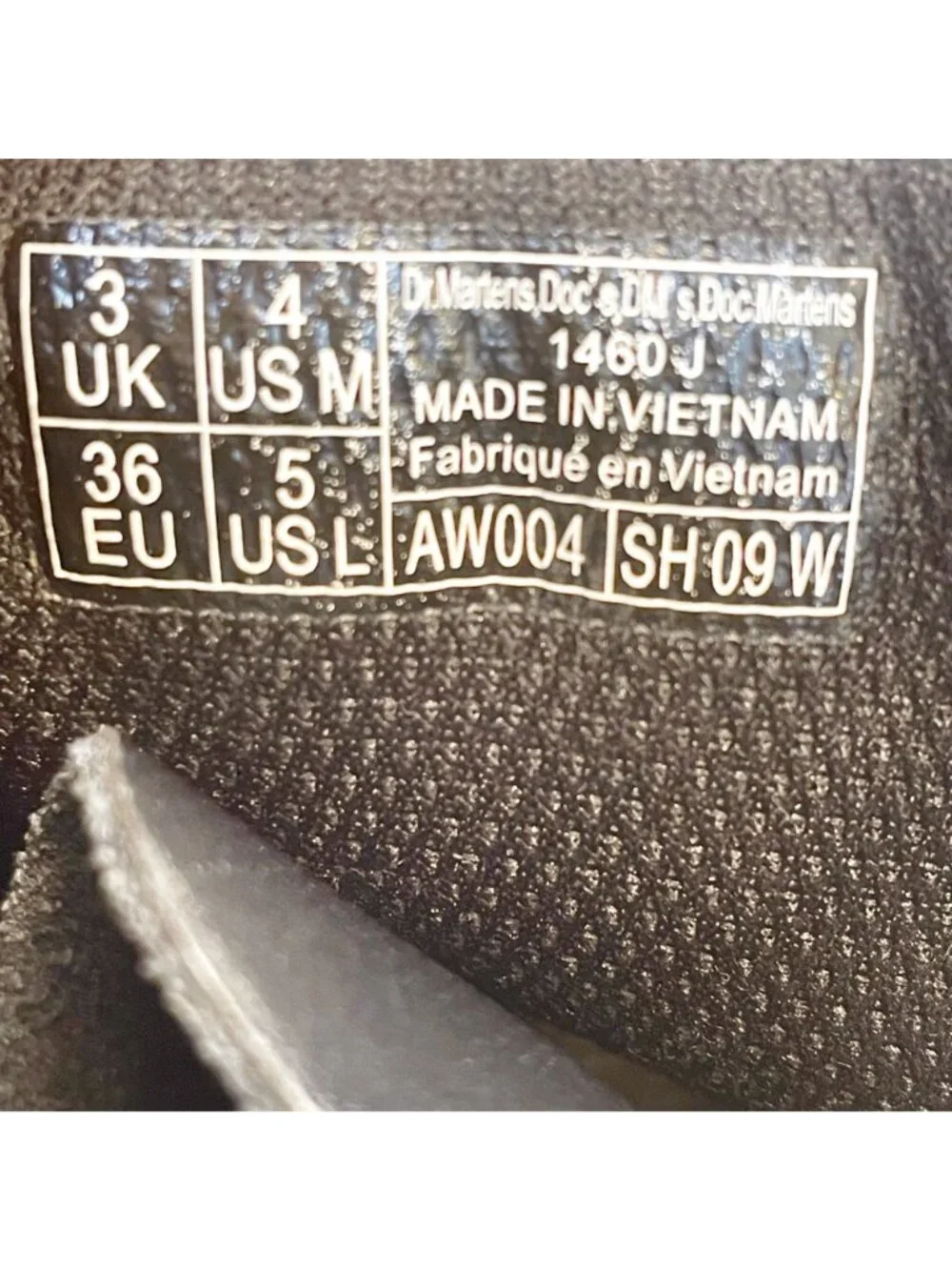 Dr. Martens Patent Leather Grey Combat Boots, Size 4